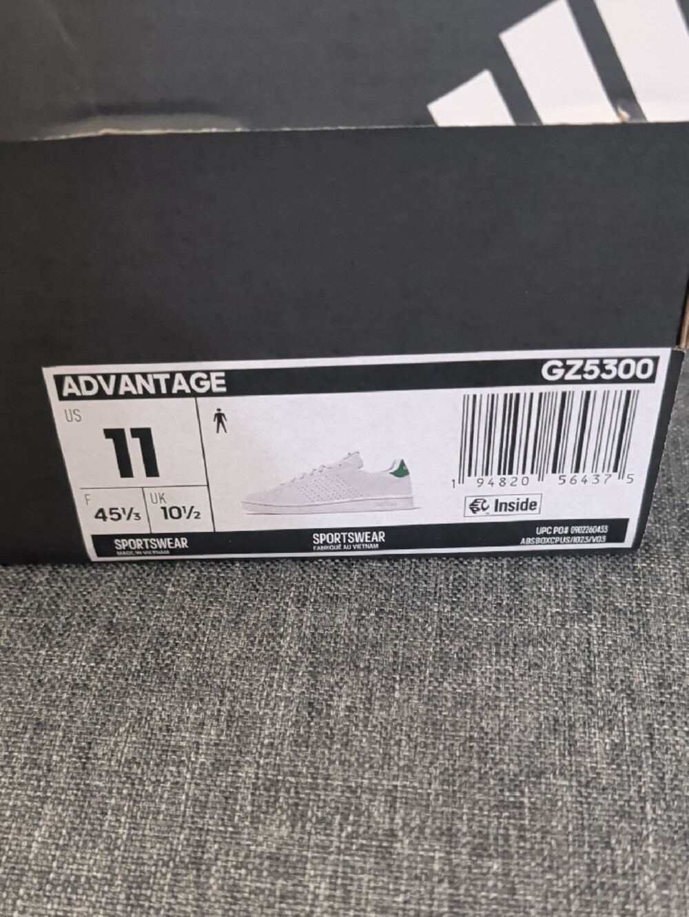 adidas White Sneakers Advantage - Picture 5 of 5